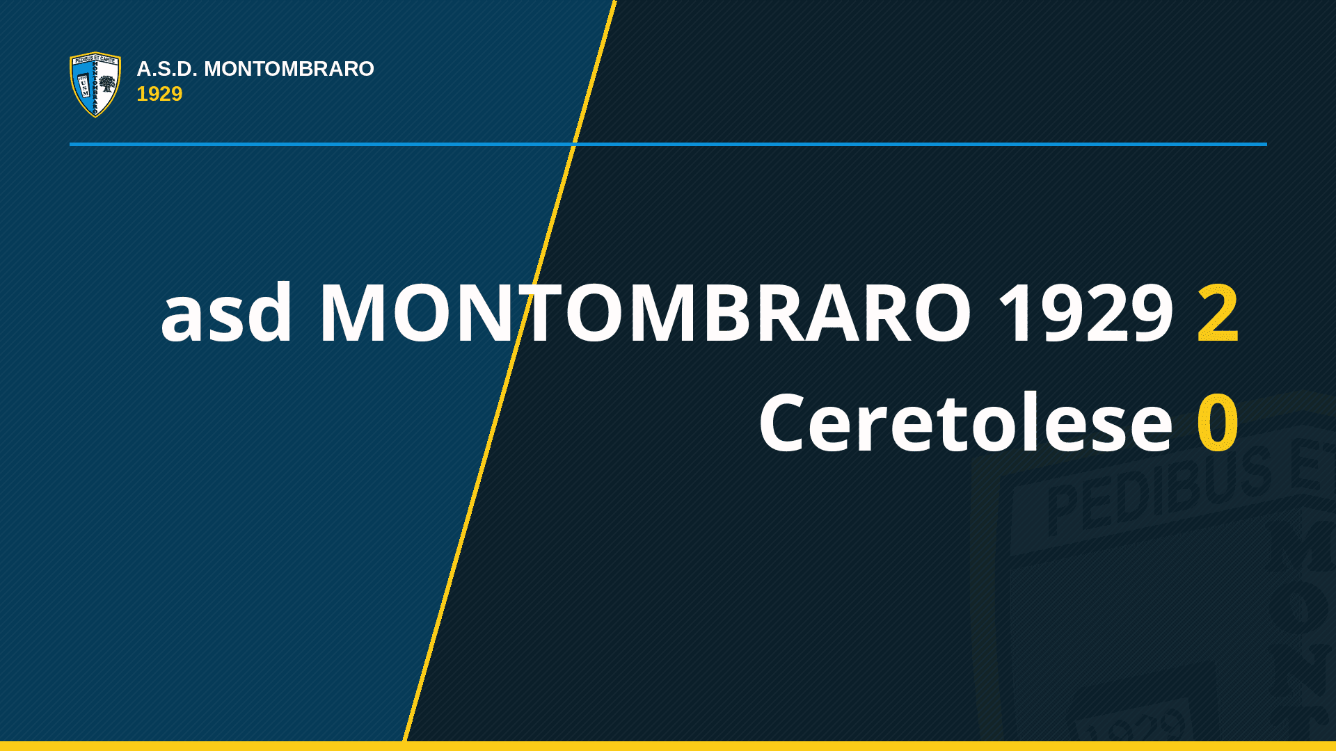 Bozzani e Lusvarghi firmano l'impresa: il Montombraro stende la Ceretolese!